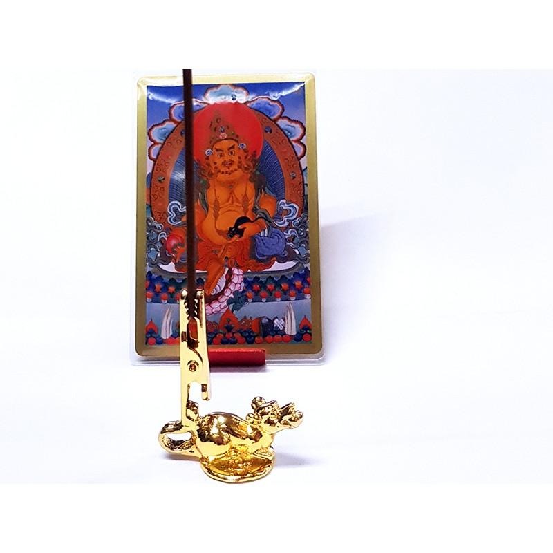 #禪圓# 招財進寶吐寶鼠香夾- 可夾臥香、立香、佛卡(唐卡)-供養財神/點財神香/夾名片/招財進寶-細節圖4