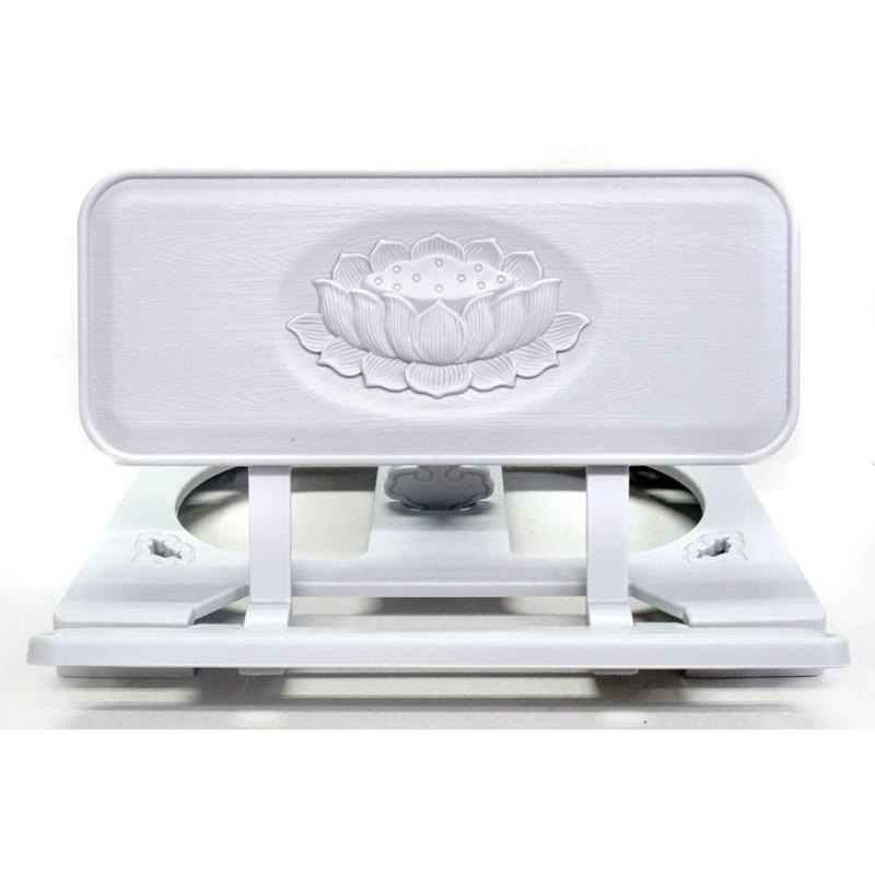 #禪圓#有筆插-蓮花經架/塑膠經架 / 經書架 / 讀經架/ 閱讀架- 誦經 抄經 早晚課 法會，可摺疊收納-細節圖2