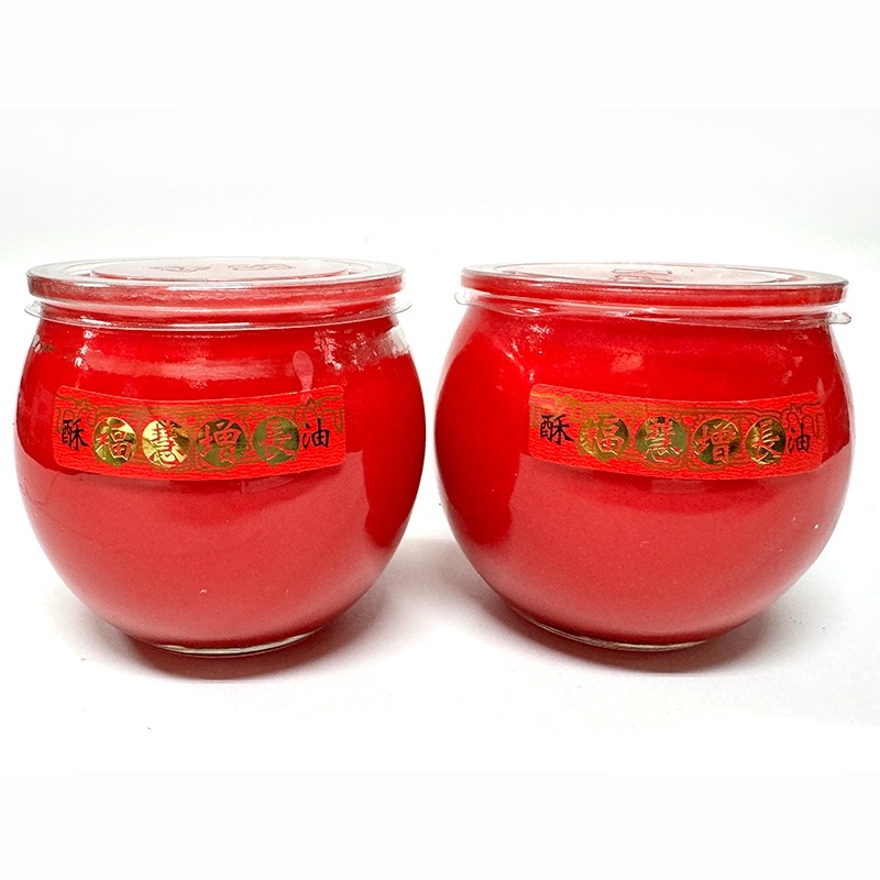 【禪圓】八國酥油燈 不倒杯 B206 純正酥油 玻璃不倒杯 b206 16小時 純正酥油 光明燈 長明燈 油燈粒 供燈-細節圖2