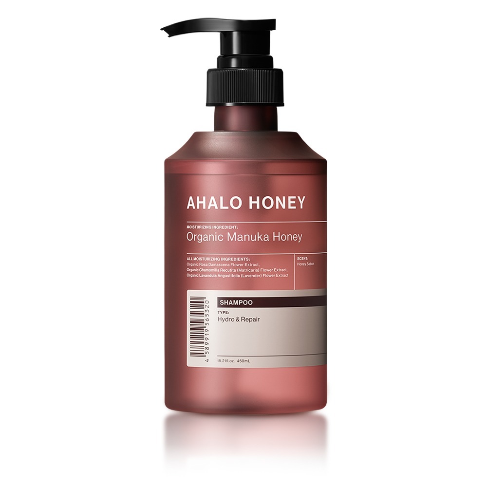 【AHALO HONEY】天使光蜂蜜水潤 洗髮精/潤髮乳450ml-細節圖2