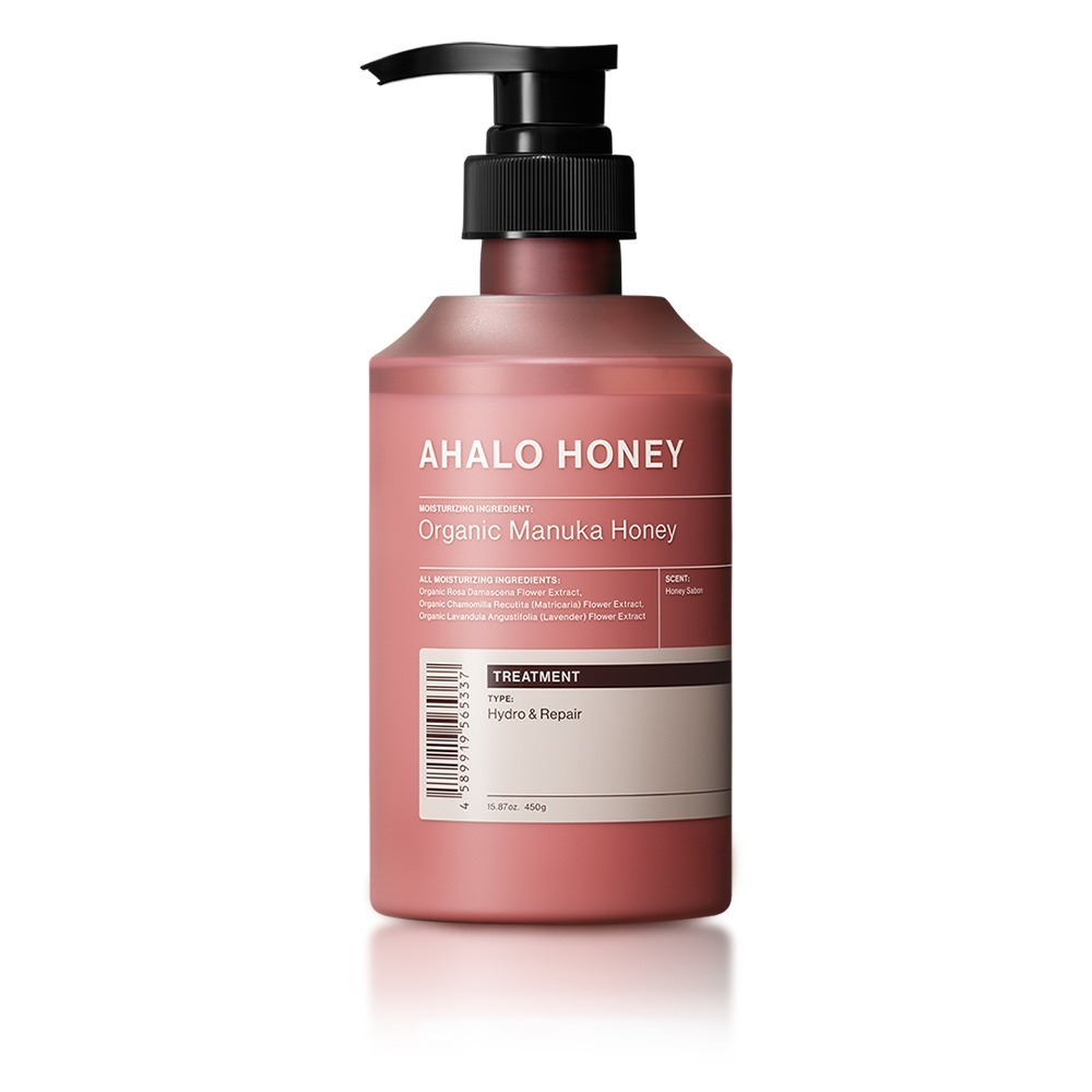 【AHALO HONEY】天使光蜂蜜水潤 洗髮精/潤髮乳450ml-細節圖3