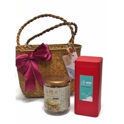 漫DAY 藤編提袋紅玉紅茶茶葉+果乾-細節圖2