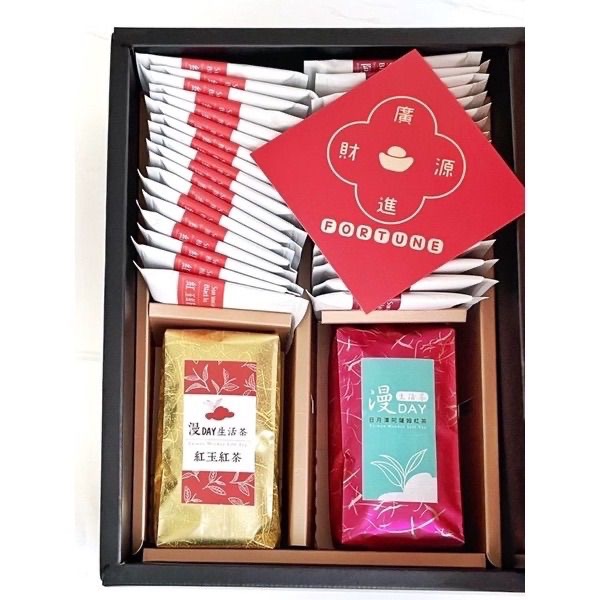 漫DAY 紅茶+果乾附提袋客製化禮盒-細節圖2