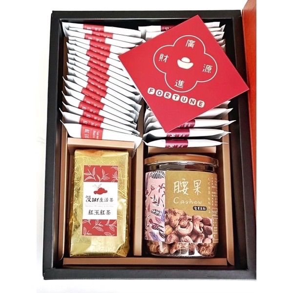 漫DAY 紅茶+果乾附提袋客製化禮盒-細節圖4