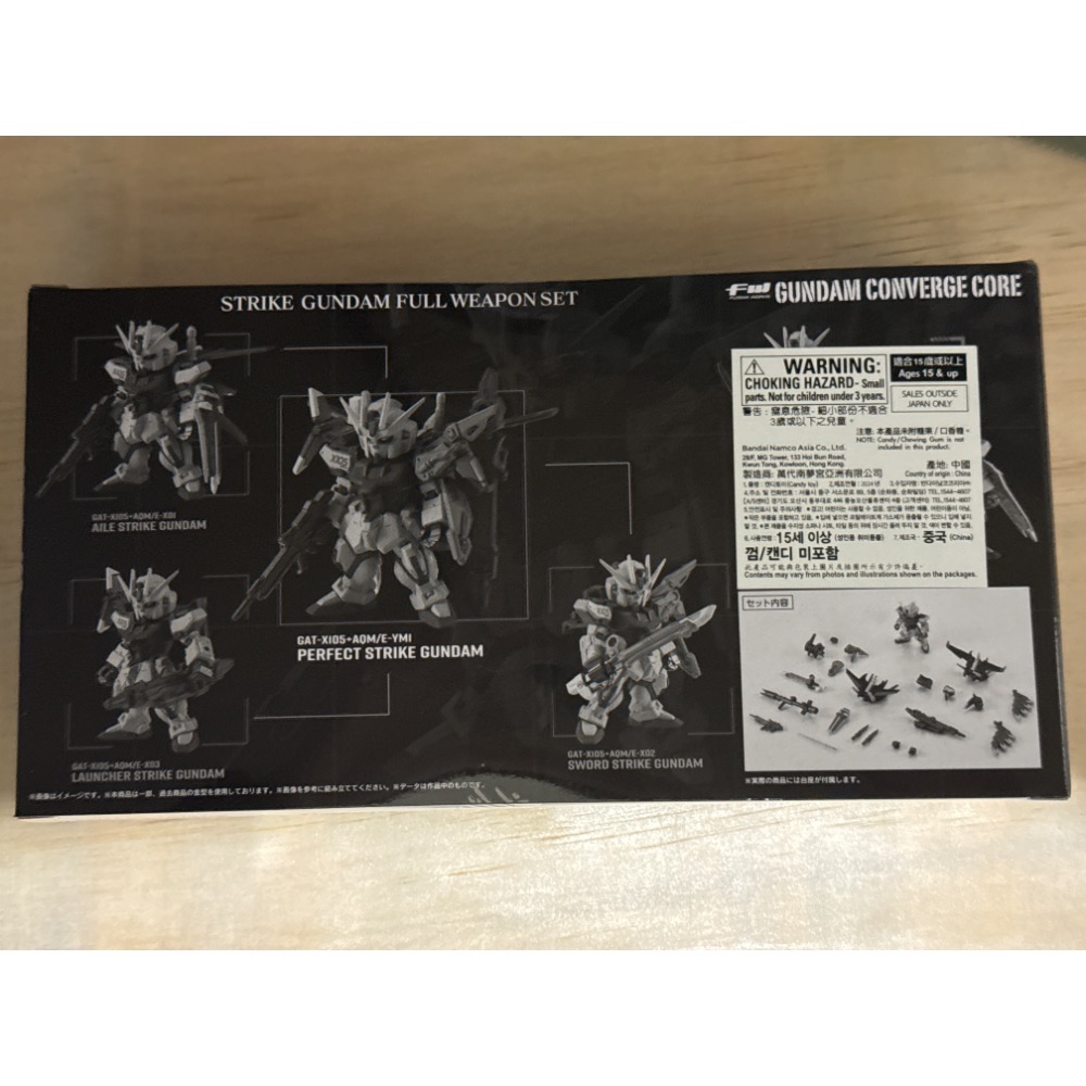 K66toy 萬代 BANDAI FW GUNDAM CONVERGE CORE 攻擊鋼彈 全武裝套組 盒玩-細節圖2