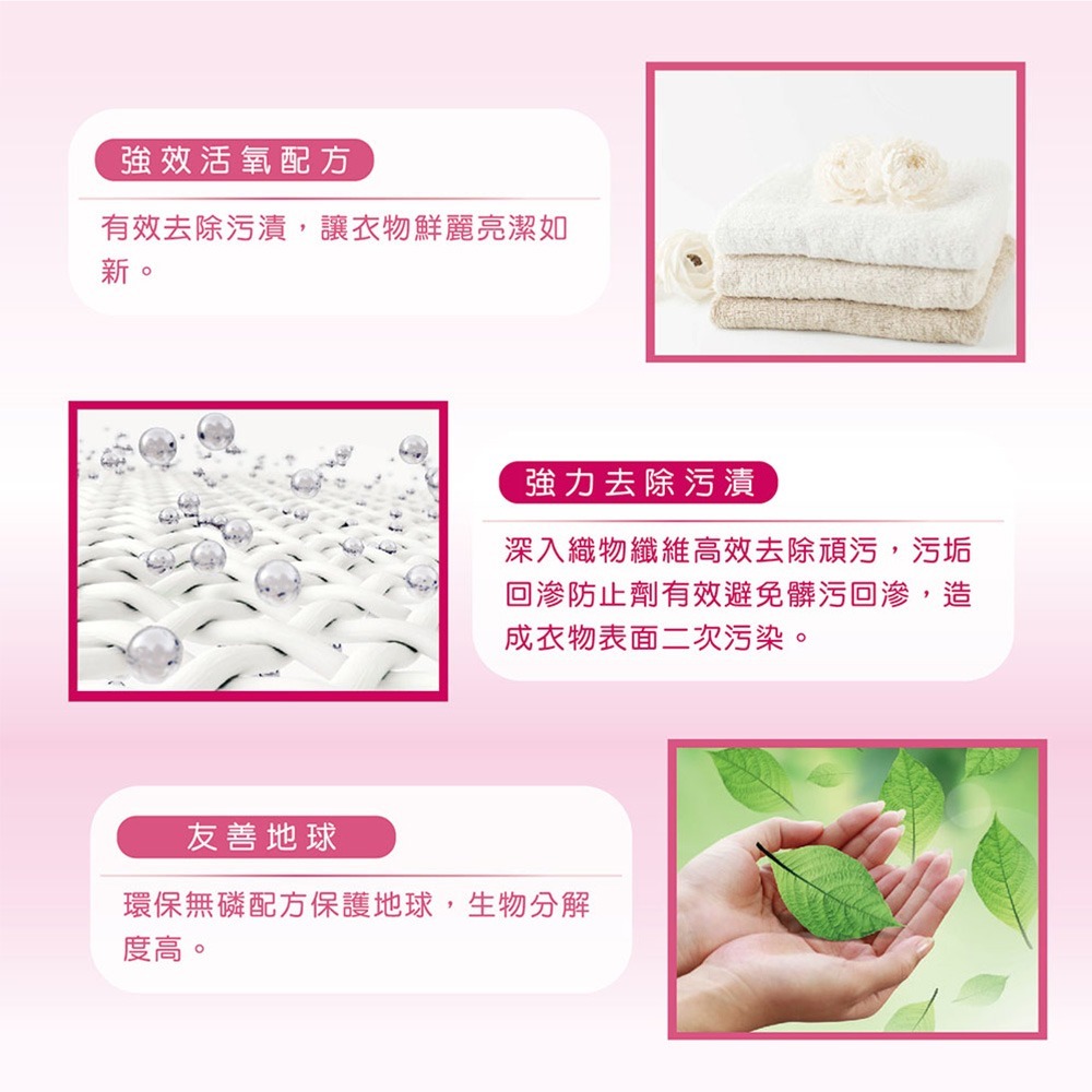 【限時購】妙管家 強效/活氧洗衣粉4.5kg x4/箱(兩款任選)-細節圖6