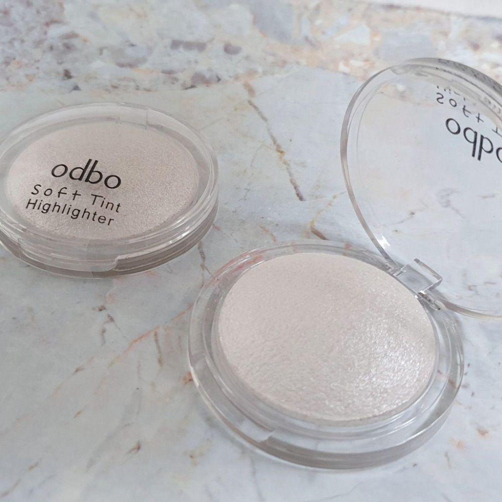 泰國 🇹🇭 odbo Soft Tint Highlighter 柔和色調高光粉盤 高光 提亮 修容 4g-細節圖2