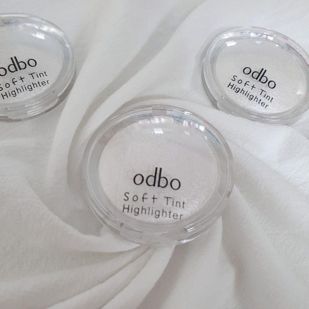 泰國 🇹🇭 odbo Soft Tint Highlighter 柔和色調高光粉盤 高光 提亮 修容 4g-細節圖3