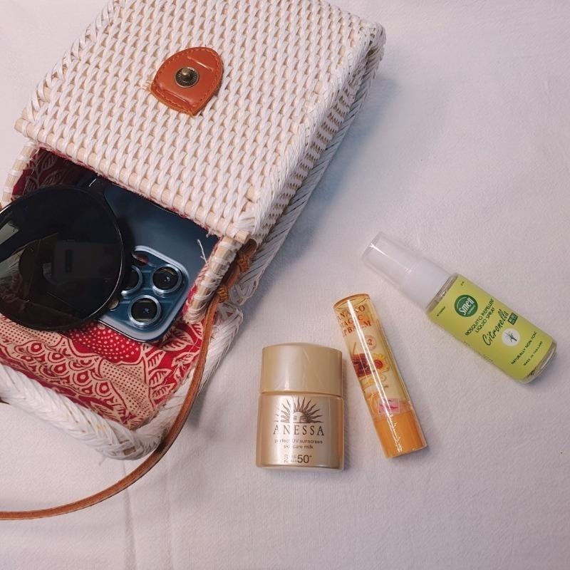 | 現貨 | 峇里島手工藤編包 直式手機包  夏日度假感拉滿  手工藤編包  峇里島-細節圖3