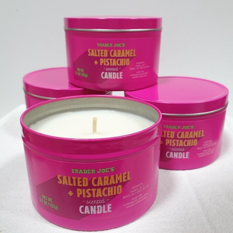 | 現貨 | 美國Trader Joe’s 季節限定販售 手工大豆香薰蠟燭 162g  SC-焦糖奶油開心果-細節圖4