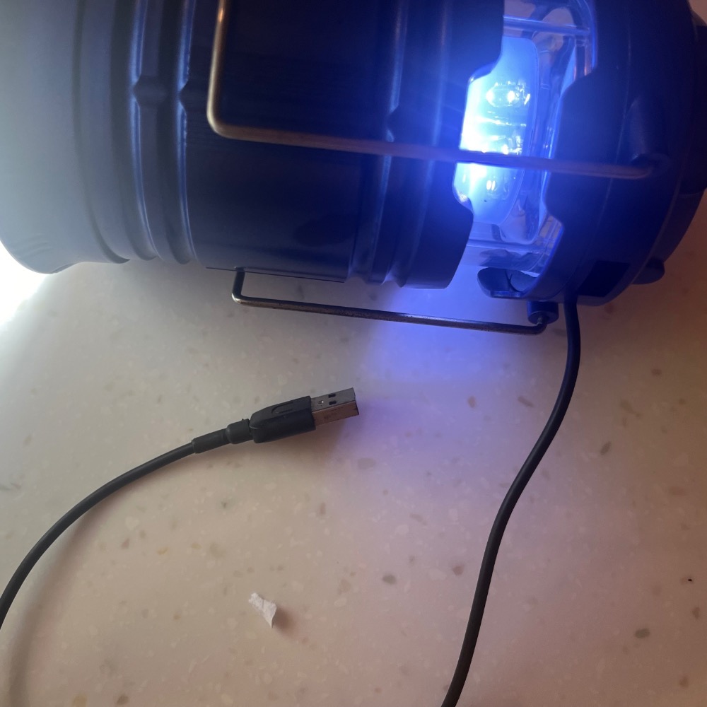 二手 露營造型檯燈 LED燈 氣氛燈 輕奢風 小夜燈 露營燈 檯燈 桌燈 床頭燈 USB臺燈 護眼檯燈 可參考 飛利浦-細節圖5