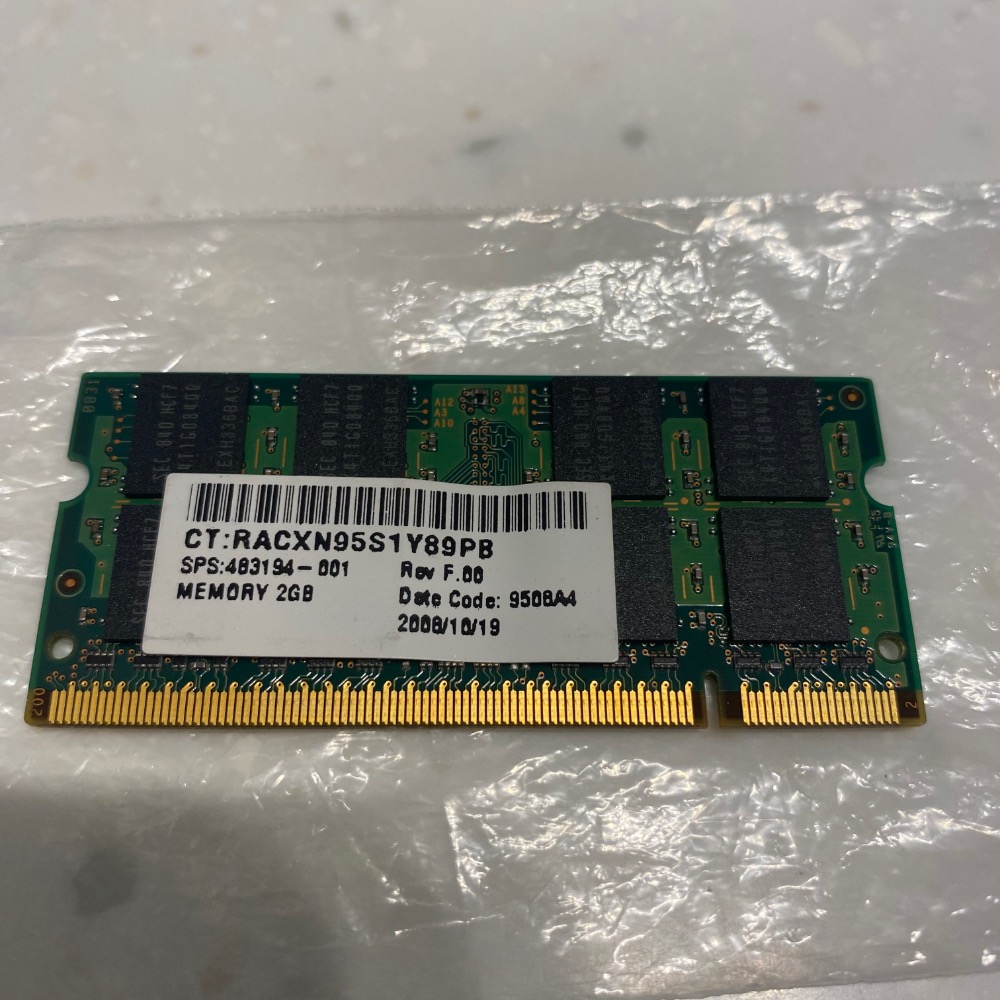 筆電 DDR2 原廠三星 2G PC2-6400S PC2-6400相容533/667 頂級雙面顆粒筆記型電腦 記憶體-細節圖2