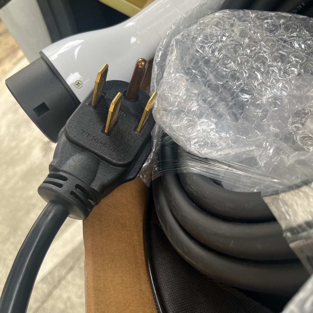 CCS2(Type2) NEMA 14-50 1450 旅充 32A 電源插座 電動車家用插座 高規電纜 Mustang-細節圖3