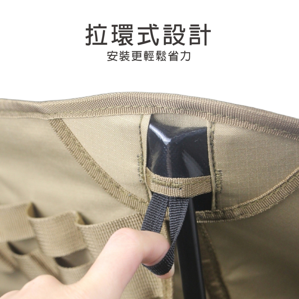 露遊GO~【CAMPING ACE 野樂】黑森戰術太空椅/高背 ARC-6T 三色 月亮椅 攜便椅 摺疊椅 露營椅-細節圖7