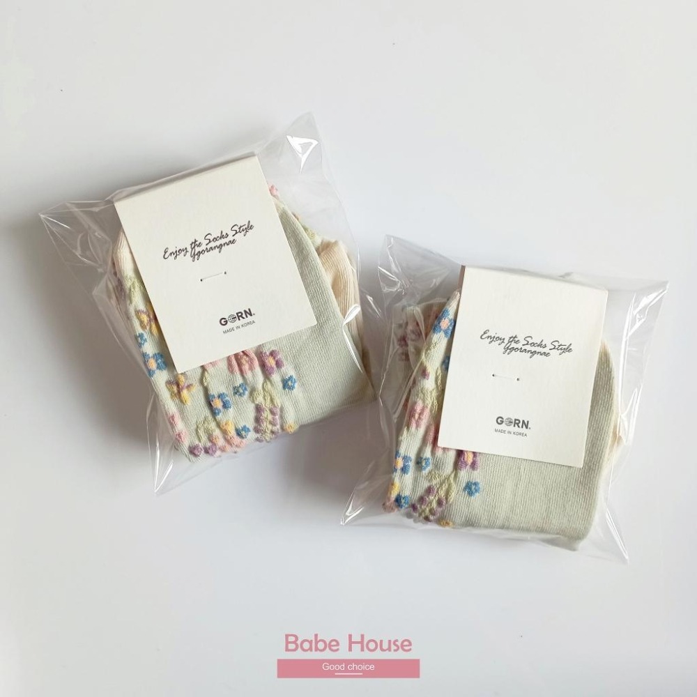 現貨 | 韓國襪 立體碎花紋理襪 花海漫步 少女襪 女襪 襪子 短襪 韓國襪子 韓國製造 花花襪子 小花襪子 碎花-細節圖3