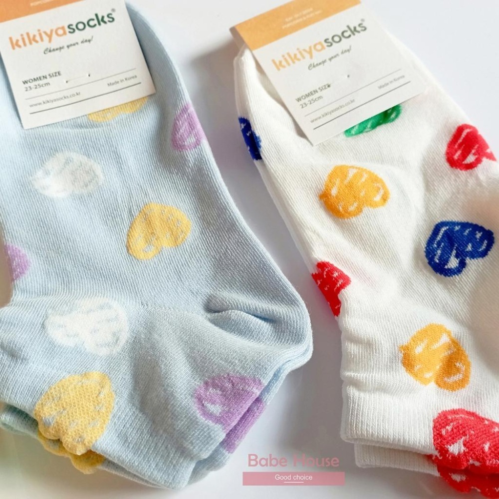 【現貨】韓國 kikiya 愛心塗鴉短襪 女襪 少女襪 學生襪 棉襪 可愛彩色襪 低筒襪 潮流百搭襪 襪子 韓國襪 愛心-細節圖3