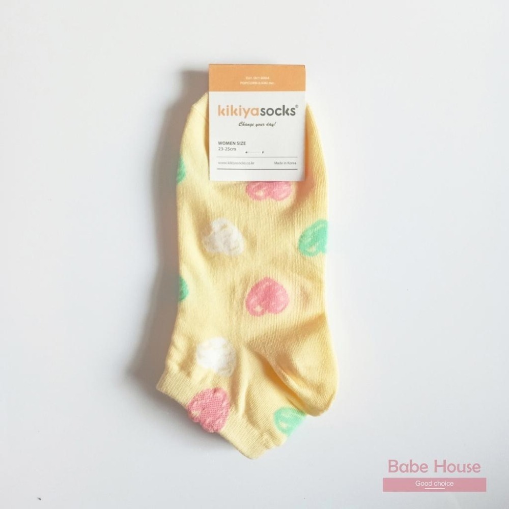 【現貨】韓國 kikiya 愛心塗鴉短襪 女襪 少女襪 學生襪 棉襪 可愛彩色襪 低筒襪 潮流百搭襪 襪子 韓國襪 愛心-細節圖5