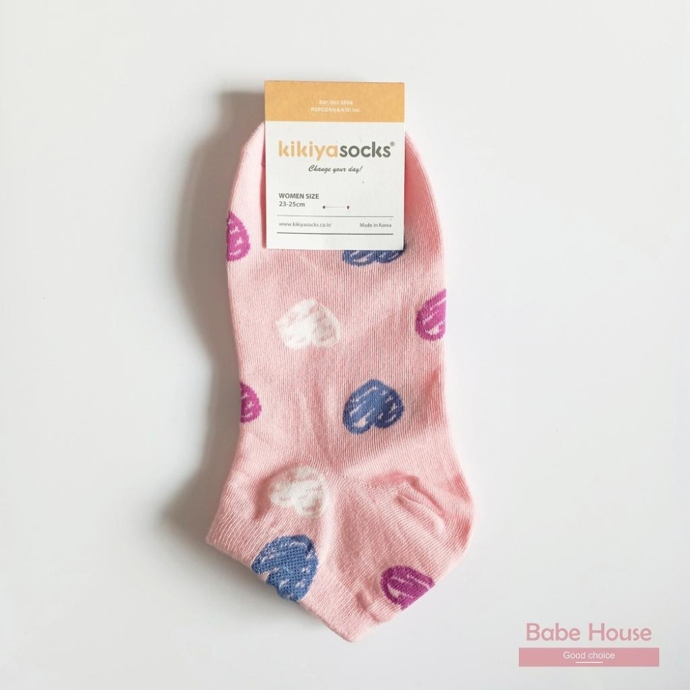 【現貨】韓國 kikiya 愛心塗鴉短襪 女襪 少女襪 學生襪 棉襪 可愛彩色襪 低筒襪 潮流百搭襪 襪子 韓國襪 愛心-細節圖6