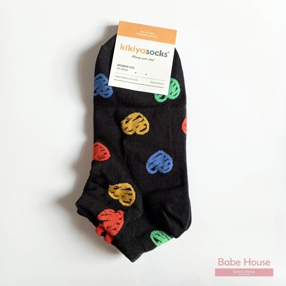 【現貨】韓國 kikiya 愛心塗鴉短襪 女襪 少女襪 學生襪 棉襪 可愛彩色襪 低筒襪 潮流百搭襪 襪子 韓國襪 愛心-細節圖7