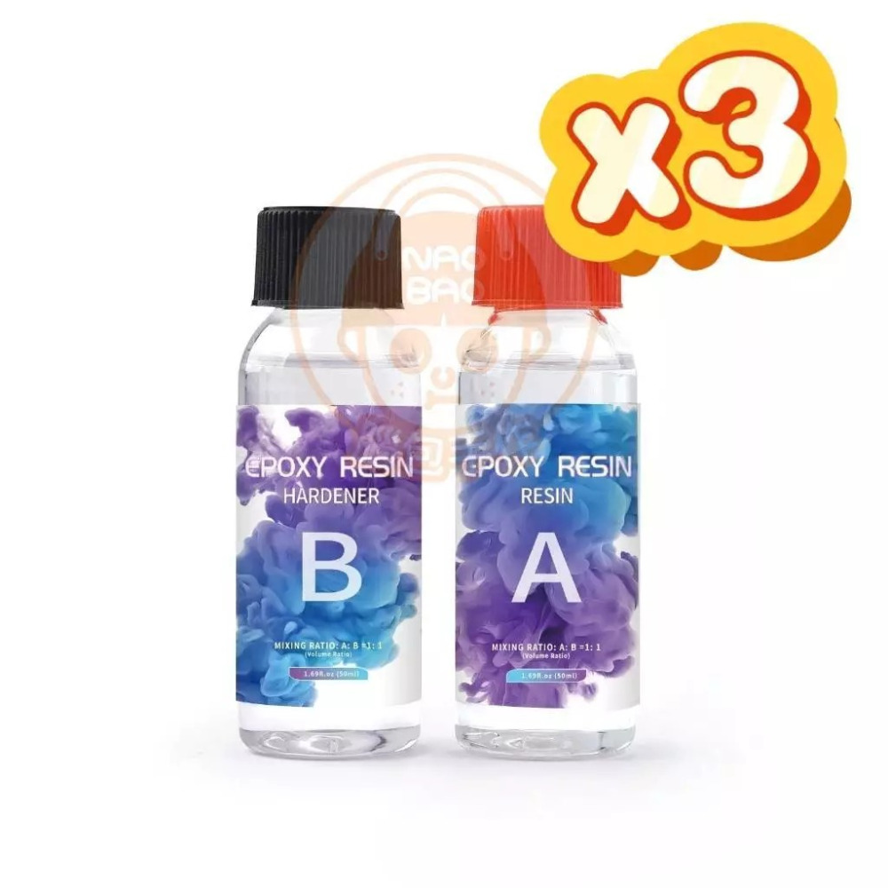 【腦包手作】超清水晶滴膠 快乾滴膠 超軟膠滴膠 抗黃 易消泡 高透明環氧樹脂 環氧樹脂 AB膠 水晶膠-規格圖1