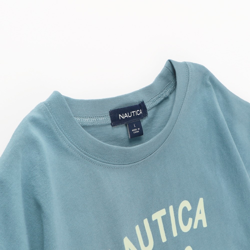 🇯🇵日本Bra [NAUTICA] 植絨logo短袖T恤 棉質T恤 兒童/男童/女童 官網代購 ＊預購＊-細節圖5