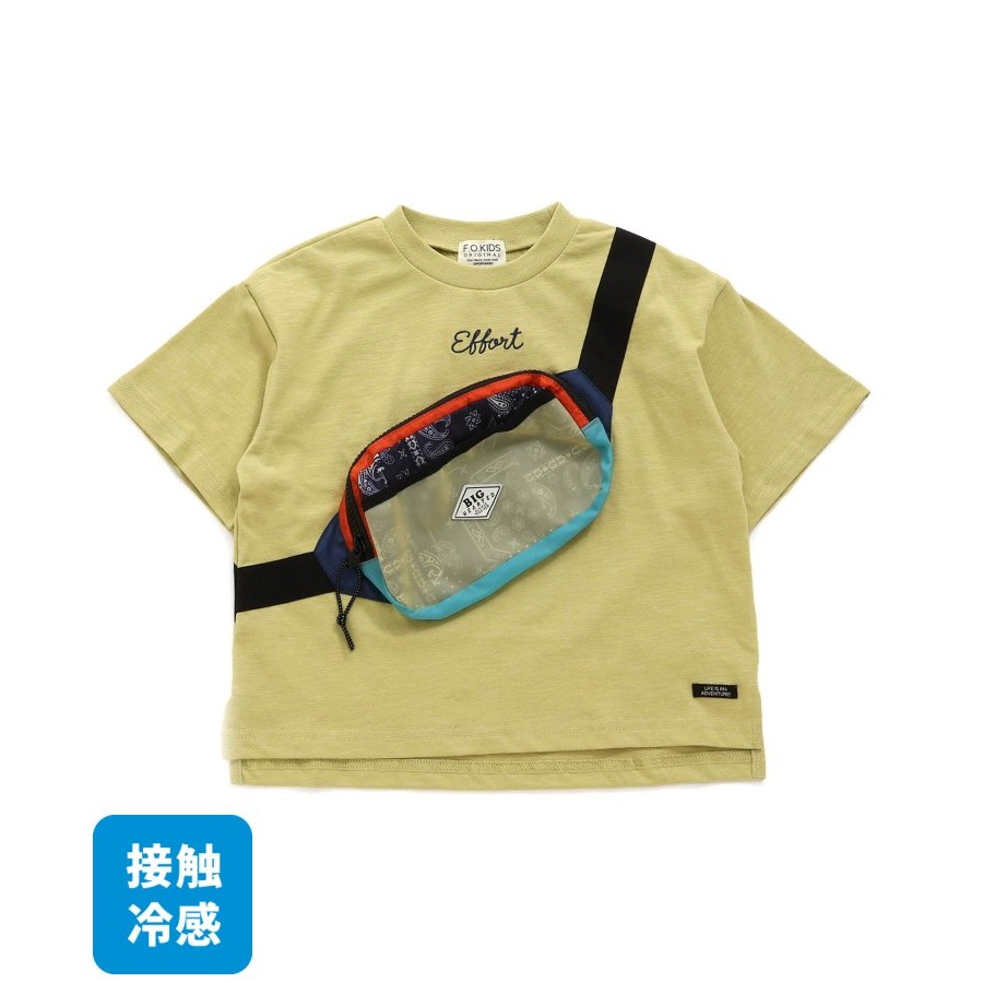 🇯🇵日本F.O.KIDS Body Bag Docking 涼感Ｔ恤 兒童/女童/男童 官網代購＊預購＊-細節圖3