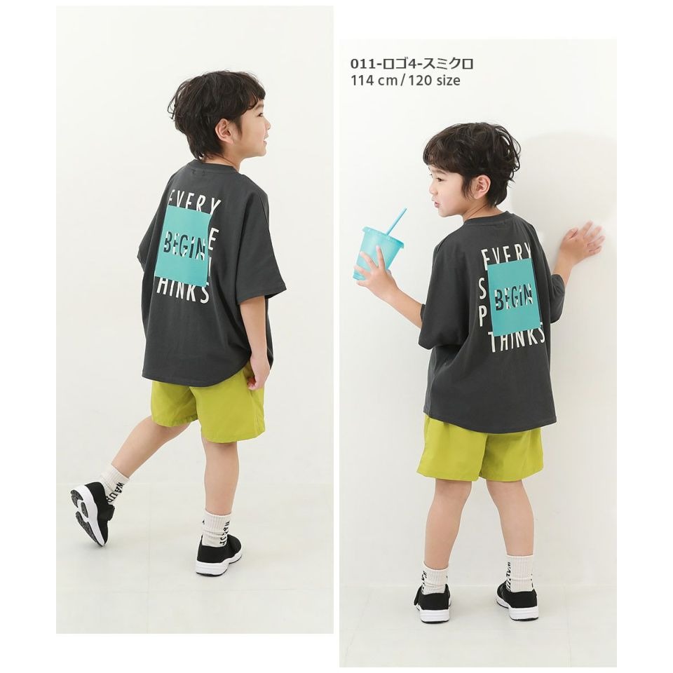 🇯🇵日本Dev！Devirabo Super BIG 輪廓印花短袖Ｔ恤 兒童/女童/男童 官網代購＊預購＊-細節圖9