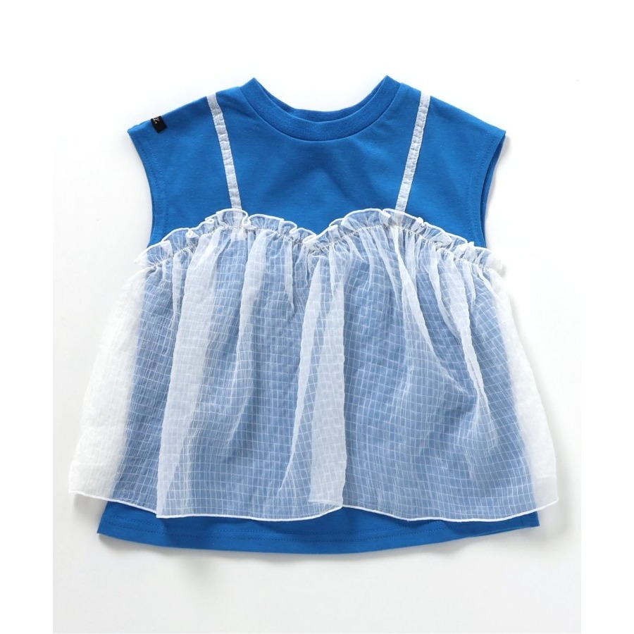 🇯🇵日本Bre 蕾絲網紗法式袖Ｔ恤 兒童/女童 官網代購＊預購＊-細節圖3