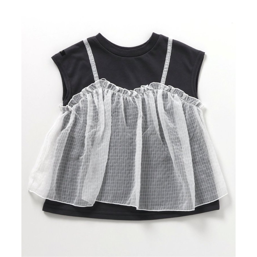 🇯🇵日本Bre 蕾絲網紗法式袖Ｔ恤 兒童/女童 官網代購＊預購＊-細節圖4