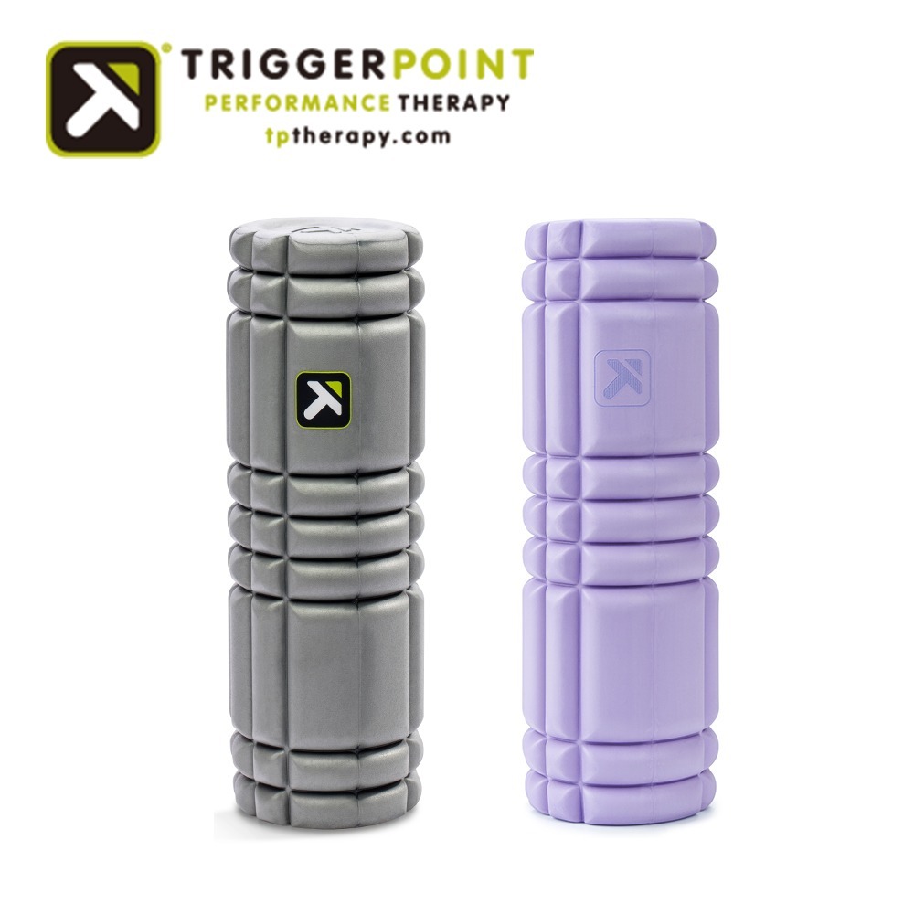 【總代理公司貨】Trigger point Core Grid Mini 平衡訓練滾筒迷你-太空灰/薰衣草紫-細節圖2