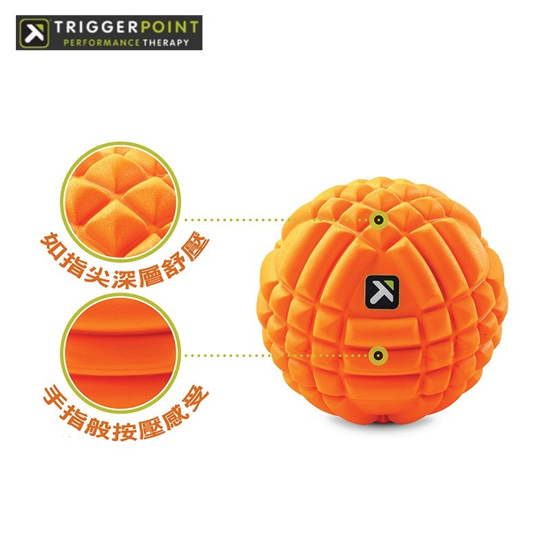【總代理公司貨】Trigger point  Grid Ball 按摩球-橘色-細節圖11