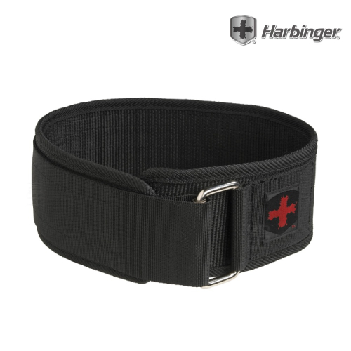 【總代理公司貨】Harbinger#243 男款 黑色 專業重訓/健身腰帶 4＂ Nylon Belt