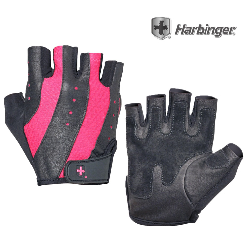 【總代理公司貨】Harbinger #149 女款 黑粉 重訓健身用專業手套 Pro Women