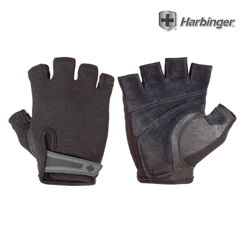 【總代理公司貨】Harbinger #155 男款 黑色 重訓健身用專業手套 Power Men Gloves