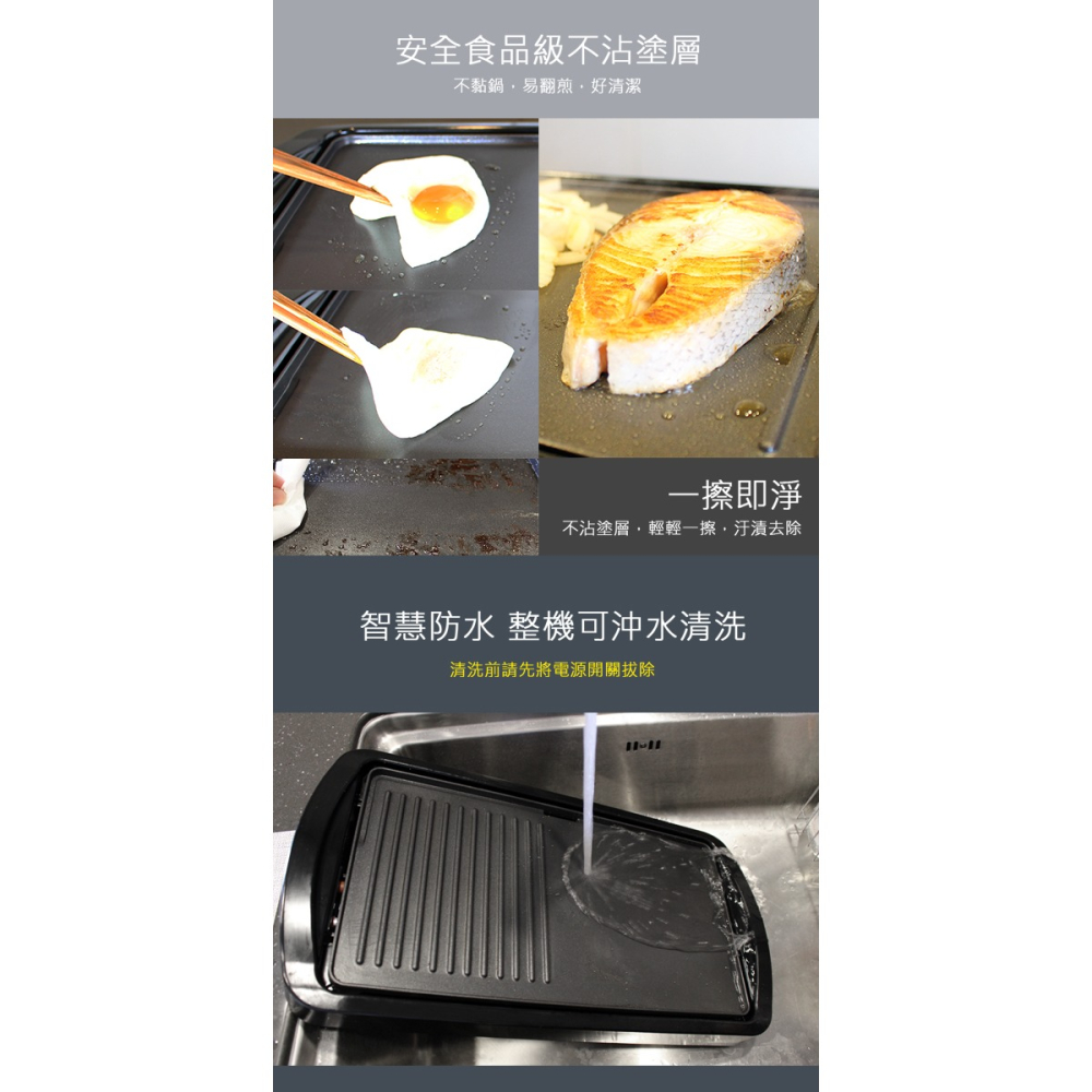 【POLAR 普樂】多功能電烤盤 (PL-1511)-細節圖3
