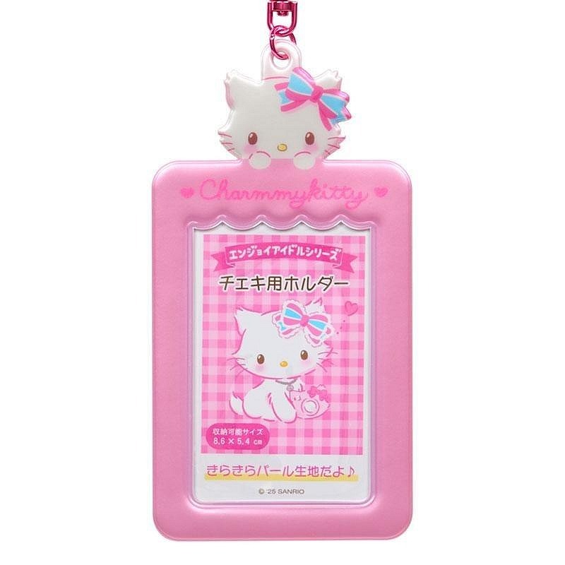 現貨💖日本 珠光版 三麗鷗卡套  吊飾 拍立得 收納套 證件套 鑰匙圈 吊飾 包包掛飾 美樂蒂 雙子星 布丁狗-規格圖8