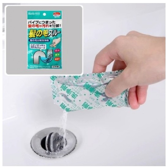 💖日本製 日本 紀陽 水管疏通 排水管毛髮分解劑 排水管 排水口 毛髮分解 水管疏通 毛髮阻塞 毛髮分解 清潔劑-細節圖4
