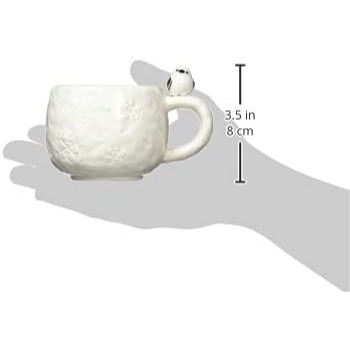 🔥日本 銀喉長尾山雀 馬克杯 小鳥杯子 雪花杯 杯子 水杯 茶杯 小鳥 交換禮物-細節圖6