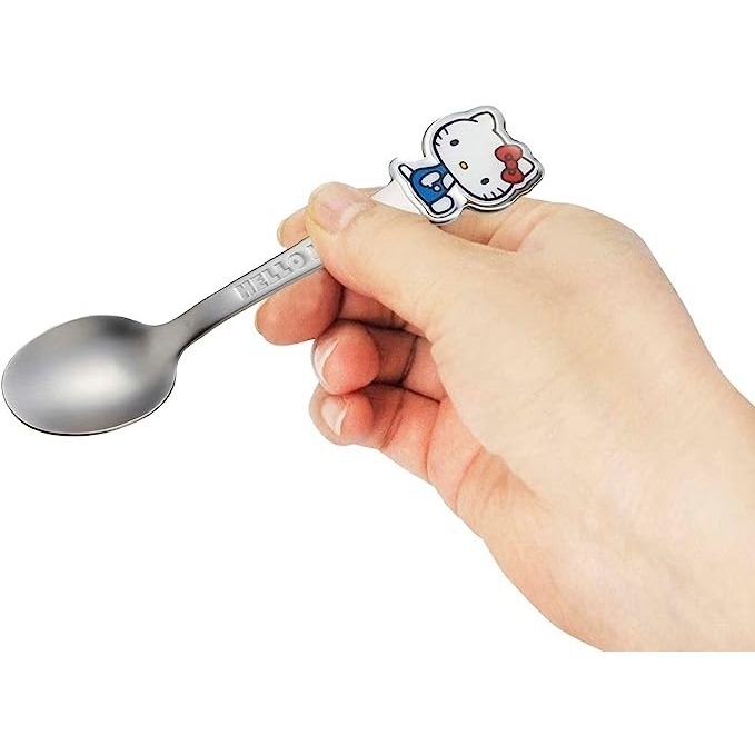 現貨🔥日本 Skater 不鏽鋼 Hello  kitty 湯匙 叉子 兒童餐具-細節圖4