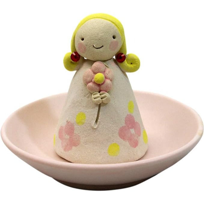 現貨🔥日本 線香盤 線香座 香皿 香插  薰香香具 立香座 幸運妖精 幸運草 花 立香 香立-規格圖7