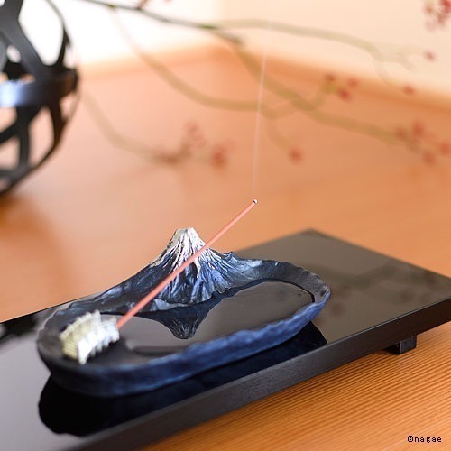 現貨🔥日本製 正版 銀雅堂 富士山 香立 線香架 線香盤 線香座-細節圖5