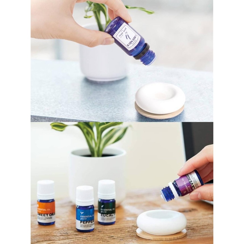 現貨🔥日本 Aroma Stone 精油 香氛 擴香石 陶瓷 擴香擺飾 石膏香石 附木盤-細節圖2