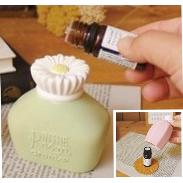 現貨🔥日本 DECOLE 陶瓷 薰香 擴香石 素陶 仙人掌 小雛菊 香水瓶 收納 精油 療癒 擺飾 擴香 交換禮物-規格圖4