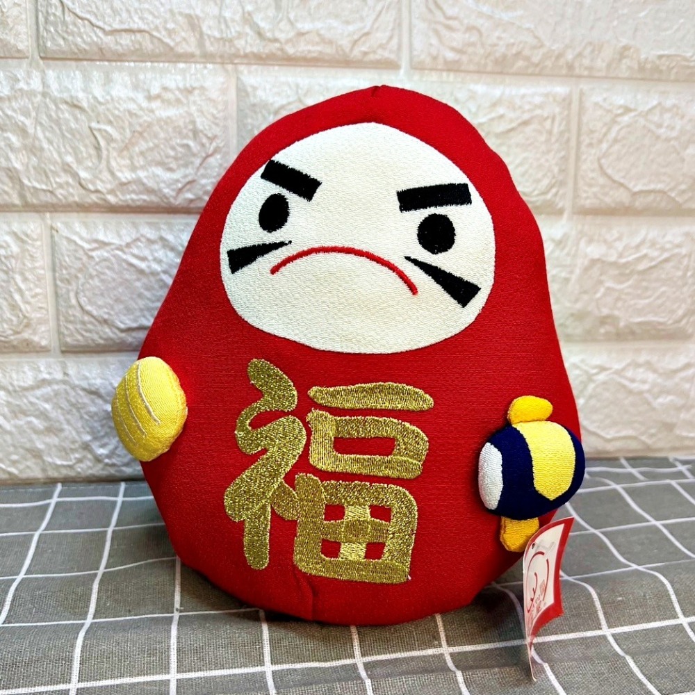 現貨🔥日本空運來台 招福 達摩 大福 不倒翁 招財貓 絨毛 娃娃 玩偶-細節圖2