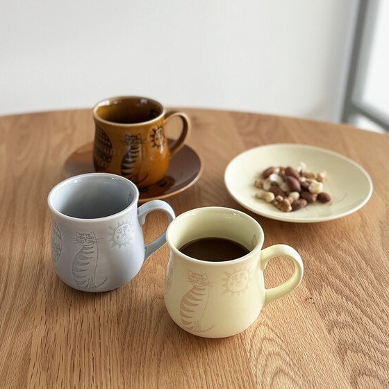 現貨🔥日本 HEMING＇S old copper系列 貓咪 小貓 馬克杯 水杯 日本製馬克杯-細節圖6