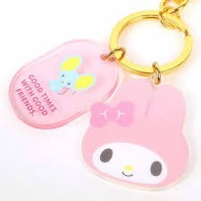 🔥日本 三麗鷗 壓克力 鑰匙圈 吊飾 掛飾 Kitty美樂蒂大耳狗酷洛米人魚漢頓 SANRIO-規格圖8