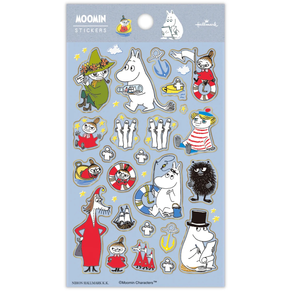 🔜現貨🔜日本 Moomin 嚕嚕米 小不點 每日冒險 貼紙 手帳 日記本 裝飾 貼紙 文具-細節圖2