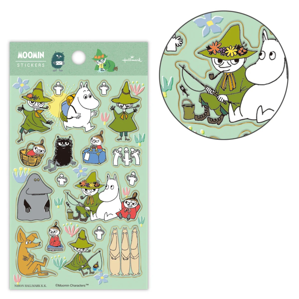 🔜現貨🔜日本 Moomin 嚕嚕米 小不點 每日冒險 貼紙 手帳 日記本 裝飾 貼紙 文具-細節圖5