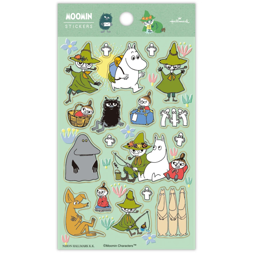 🔜現貨🔜日本 Moomin 嚕嚕米 小不點 每日冒險 貼紙 手帳 日記本 裝飾 貼紙 文具-細節圖6