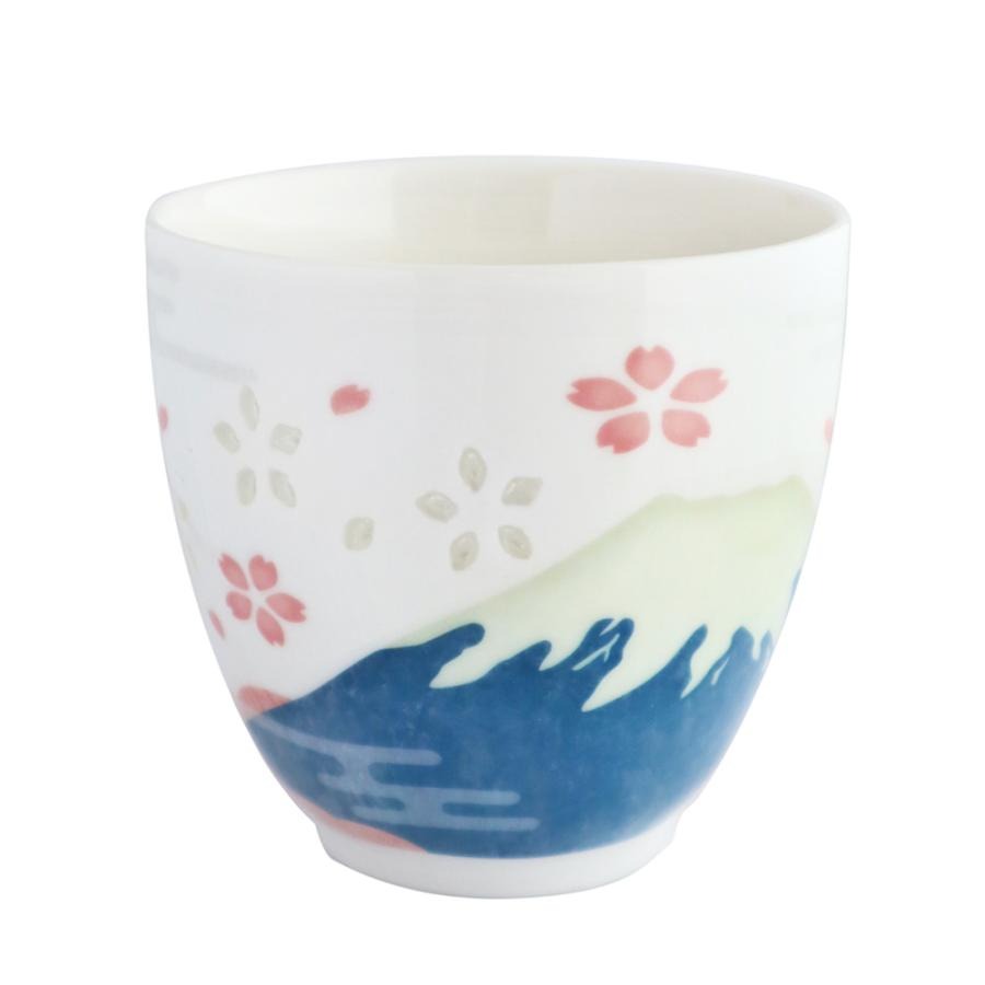 🔜現貨🔜日本 Iroakari 湯吞杯 錦鯉 富士山 五重塔 200ml 盒裝 茶杯 會透光的杯子 透明釉 職人手作-細節圖4